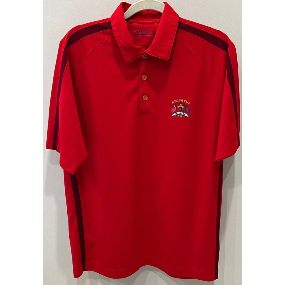 Valhalla Golf Club - Ryder Cup - Nike Golf Shirt - Men's Size Medium - Red